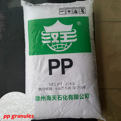 Transparent Irregular PP Plastic Granules UL94 V-2 25 - 35 MPa Tensile Strength